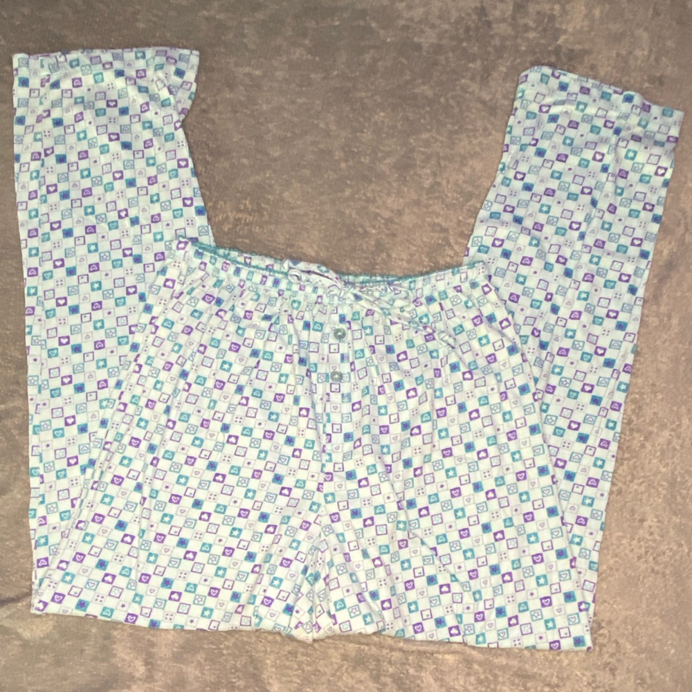 💤Patterned lounge/pajama pants size Med.